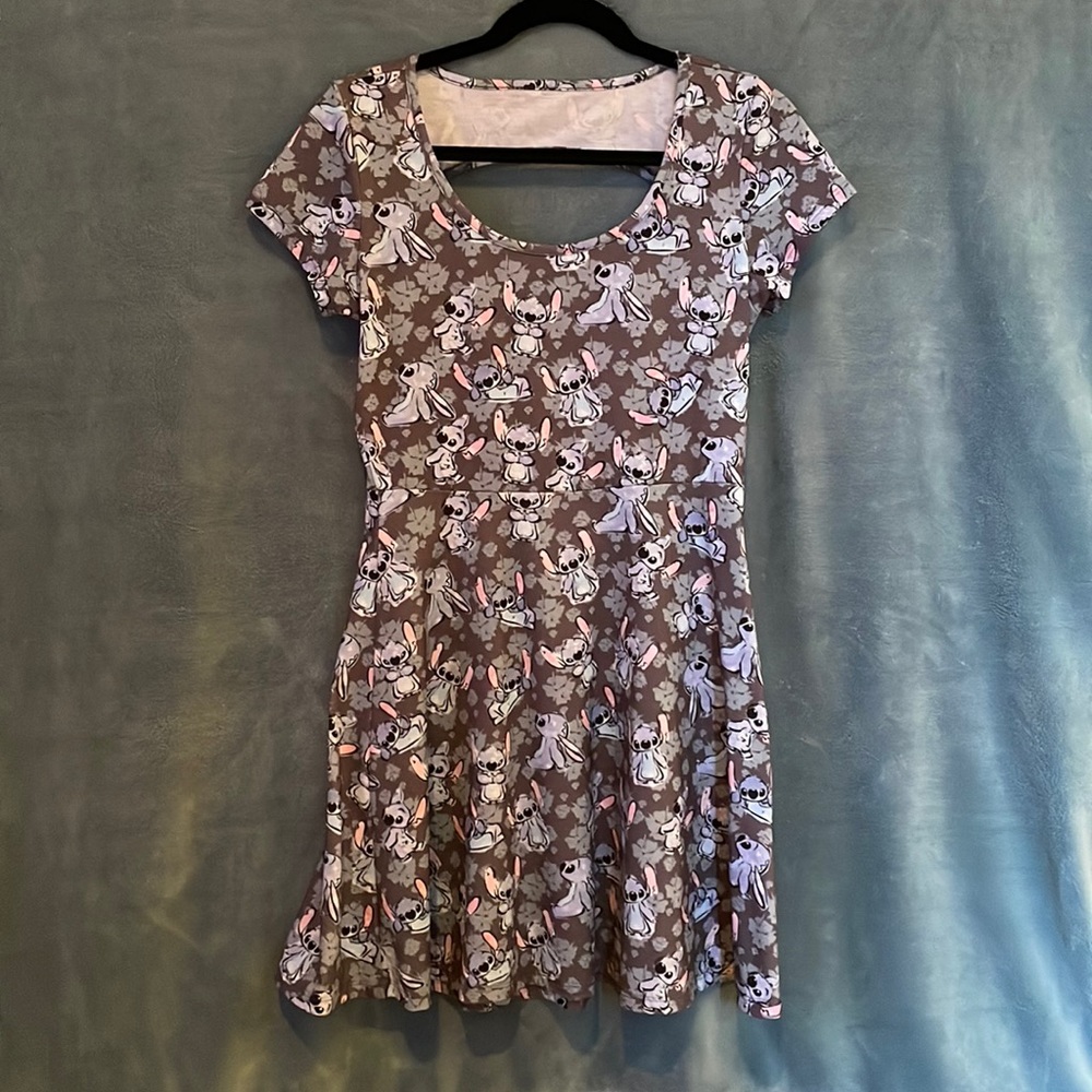 Hot topic Disney Stitch skater knit dress